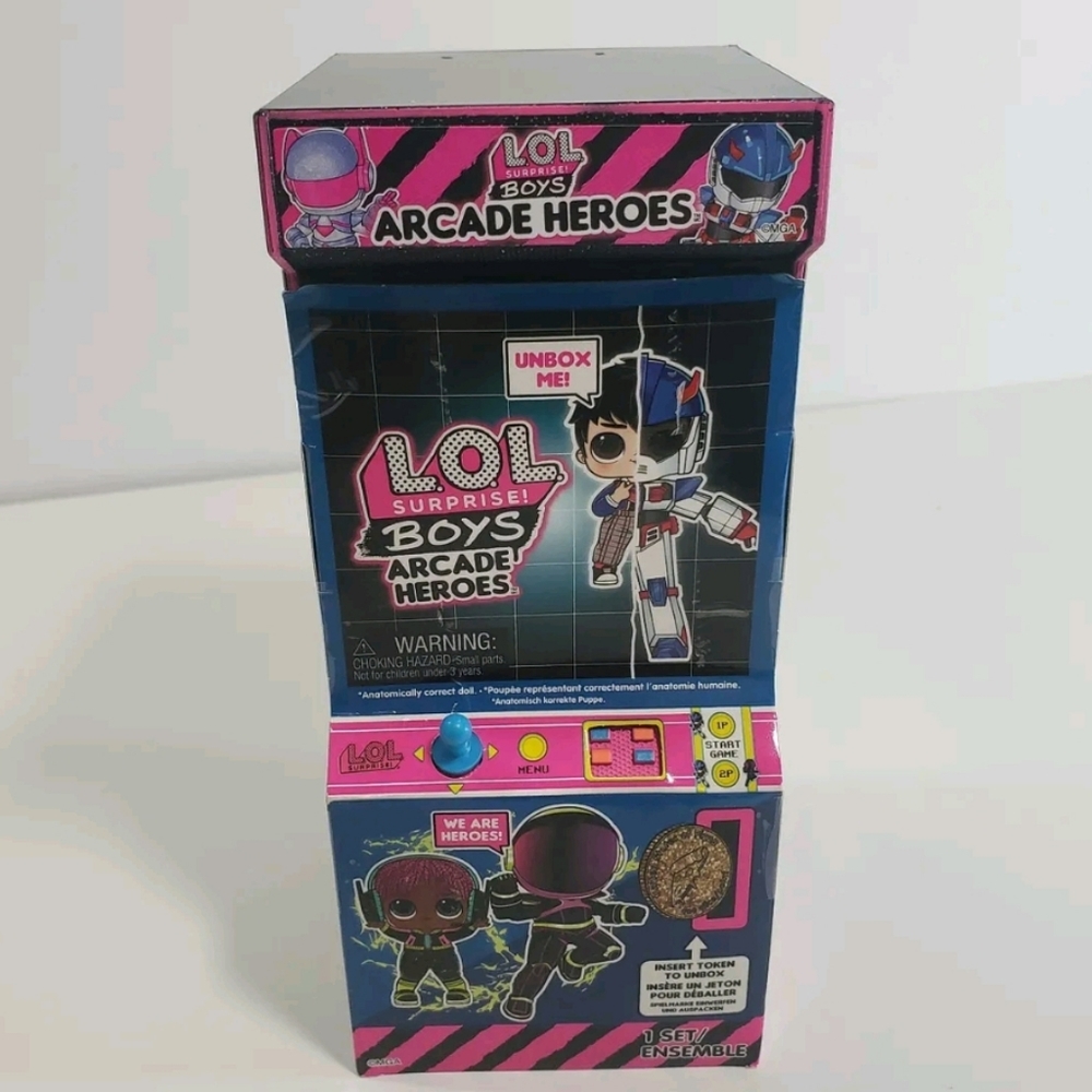 L.O.L. Surprise Boys Arcade Heroes Action Figure VR Dude Cyber Doll